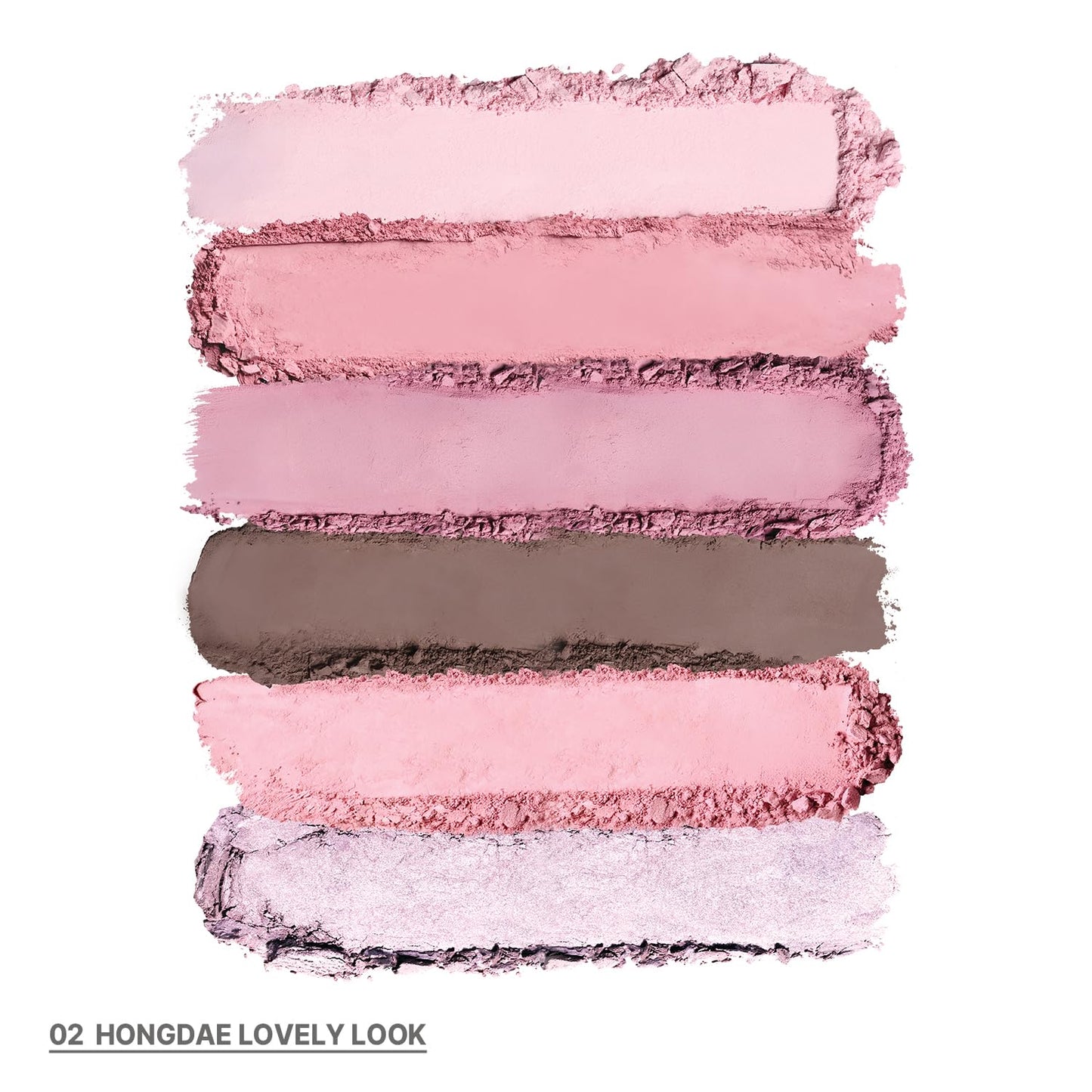 CHOSUNGAH BEAUTY My Magazine Eyeshadow Palette - Cool Pink Purple, 5 Shadows, All-in-One Matte, Shimmer & Glitter Multi-Texture Palette for Chic Daily & Trendy Looks, 0.25oz