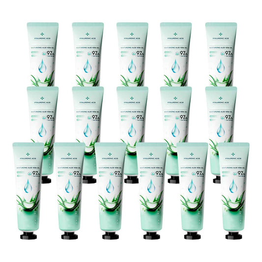 16PCS Aloe Vera Gel for Face and Body,Hydrating Aloe Vera Gel,Cooling Refreshing After Sun Lotion,Soothing Non-Sticky After Sun Lotion Set,Travel Size Body Skincare Cream, 1.05 Oz