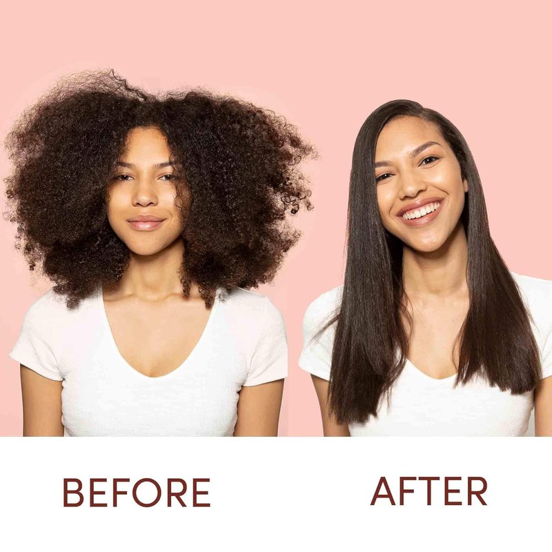 Mizani Thermasmooth Smoothing Serum - Heat Protection & Frizz Control for Curly Hair | Infused with Coconut Oil