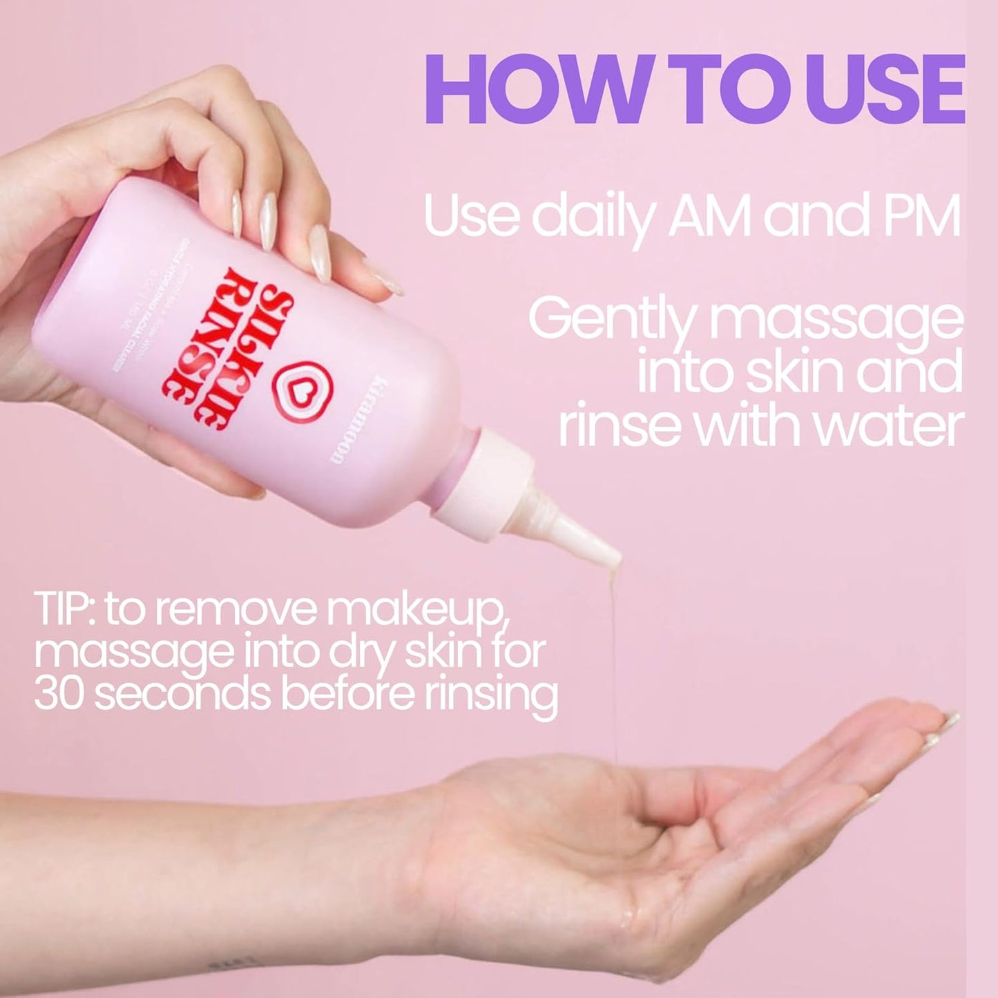 Kiramoon Hydrating Face Wash - Gentle Cleanser for Dry & Sensitive Skin | Ceramides & Squalane