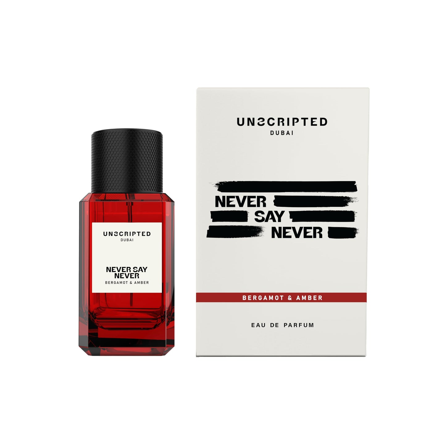 Unscripted Never Say Never - Bold, Long-Lasting Perfume for Men and Women - Floral-Fruity Women Perfume with Notes of Amber and Citrus - 1.7 oz