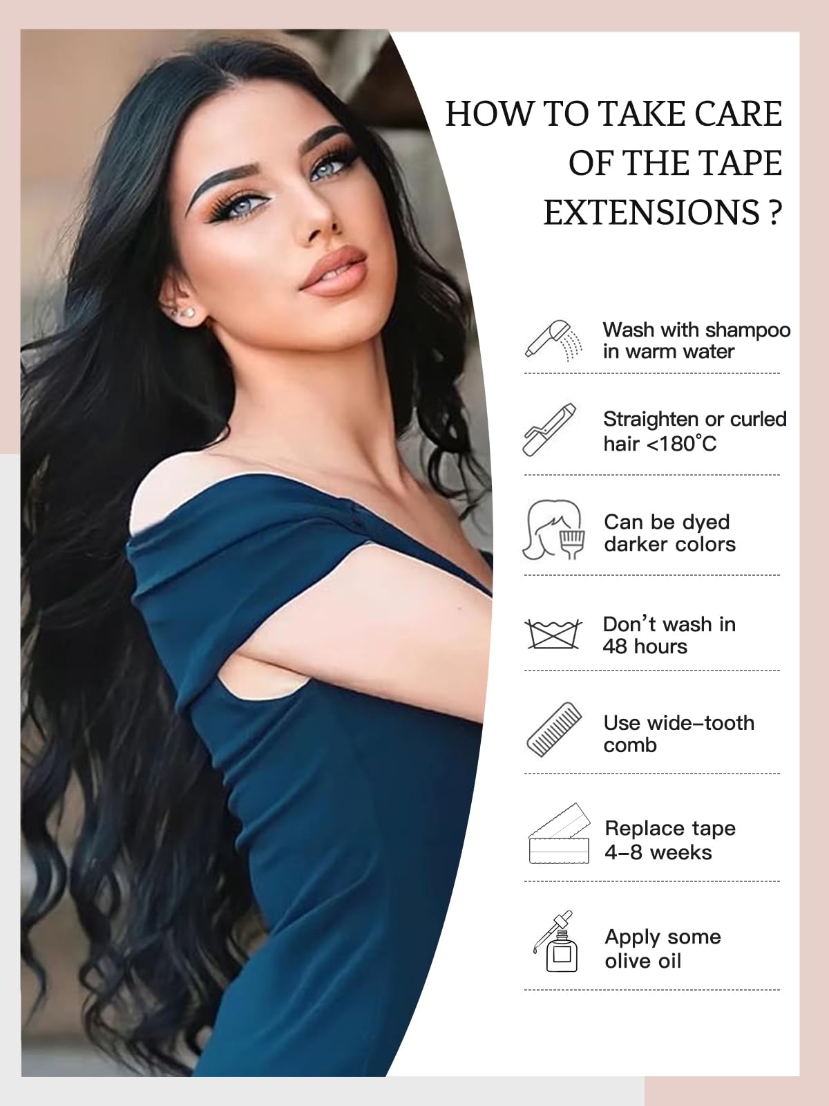 LOVELINE Tape in Hair Extensions Human Hair, Ash Blonde Highlighted Platinum Blonde, 16 Inch 20pcs 50g, Skin Weft Seamless Invisible, Soft and Thick Luxury Remy Human Hair Extensions