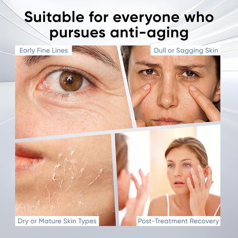 Noviqo Freeze Dried Collagen for Face,Anti-Wrinkle Nano-Silk Collagen System,Serum Skin Care for Face & Eye,At-Home-Hydrating