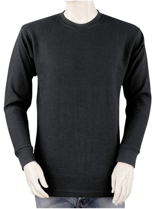 Styllion Thermal Crew Shirt TCLS (5XLT, Charcoal)