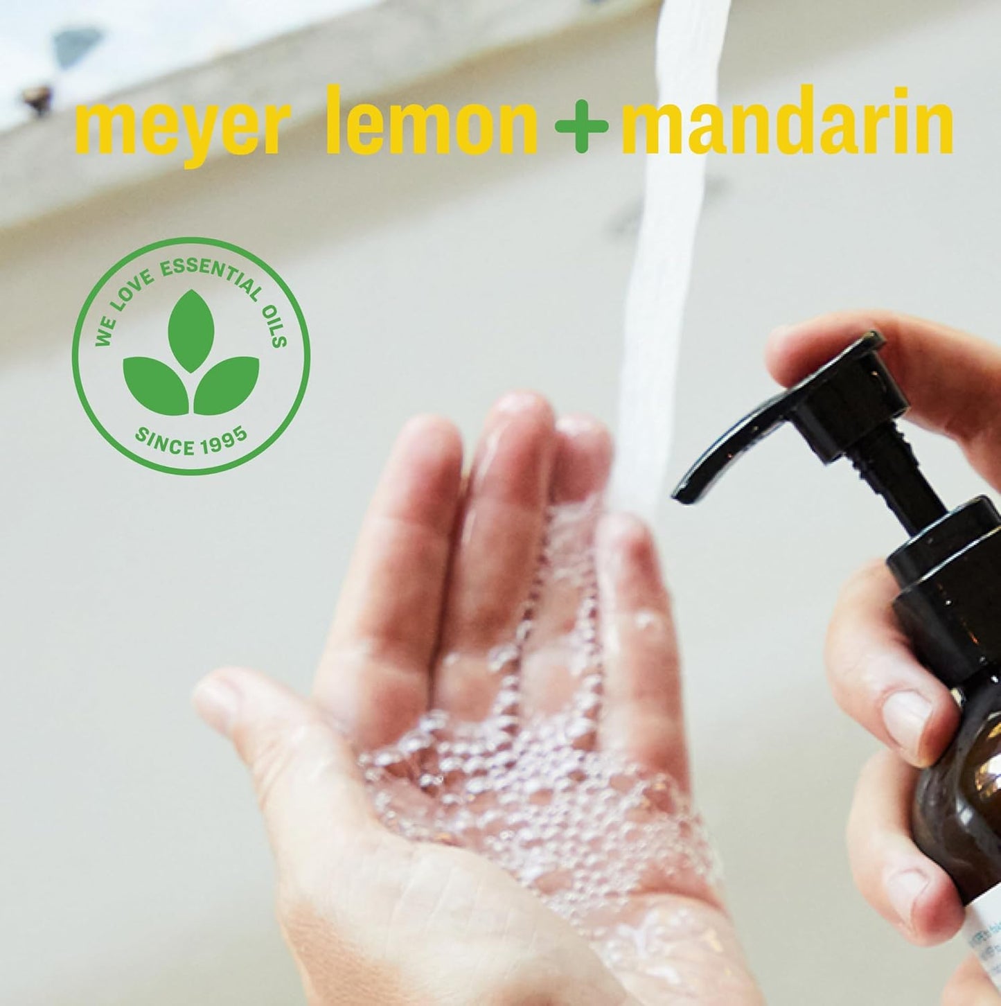 Liquid Hand Soap Refill - Meyer Lemon & Mandarin, Plant-Based Cleanser | 32 Oz (Pack of 2)