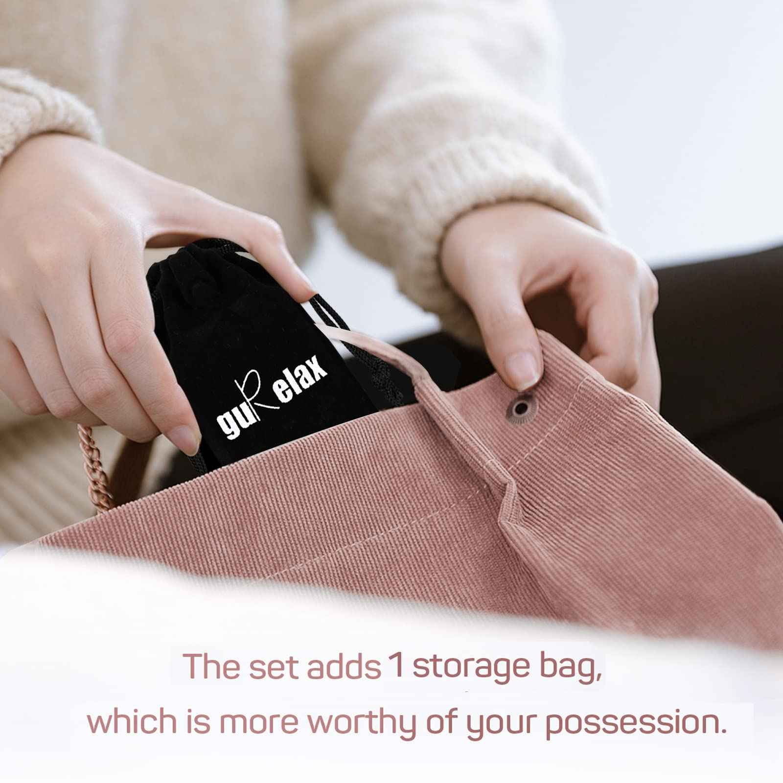 Facial Hair Removal for Women, Gurelax Electric Face Shaver, Painless Facial Hair Remover, Rechargeable Hair Removal Device for Lip, Chin with a Velvet Bag