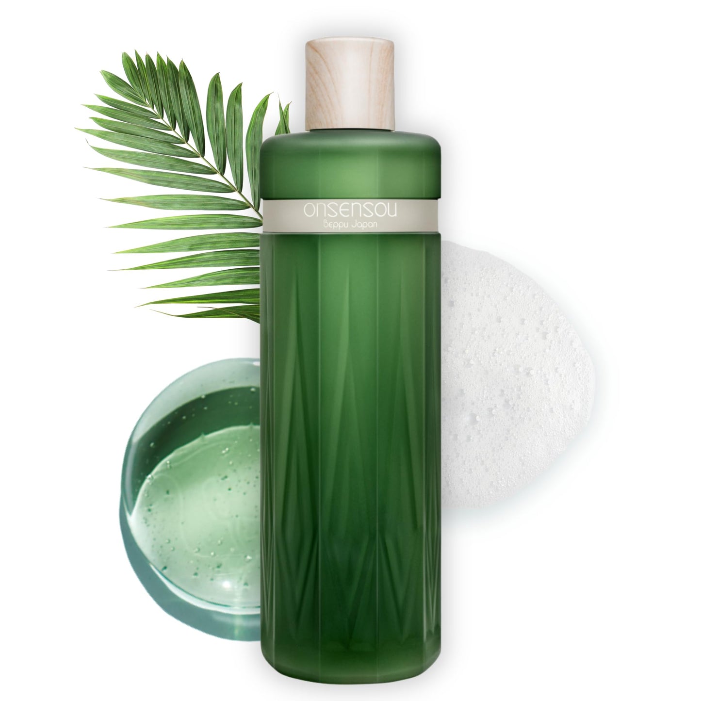 ONSENSOU Dry Itchy Scalp Shampoo for Men with Hot Spring, Moisturizing Shampoo for Dry Scalp, Hydrating Shampoo for Curly Hair, Anti Dandruff Shampoo for Women from Japan, Sulfate Free 10.1Fl Oz DAILY