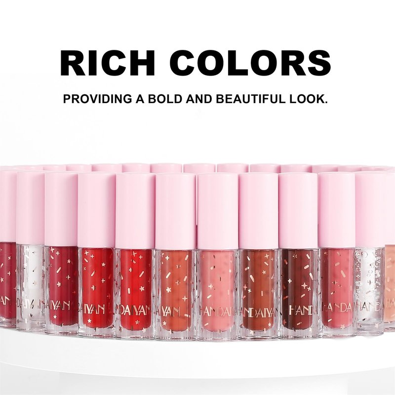 12Pcs Nude Matte Liquid Lipstick Set, Waterproof Long Lasting Non-Stick Cup 12 Colors Nude Lipstick 24 Hour Not Fade Matte Lipstick Professional Lip Gloss Set Mother's Day Makeup Gifts for Women