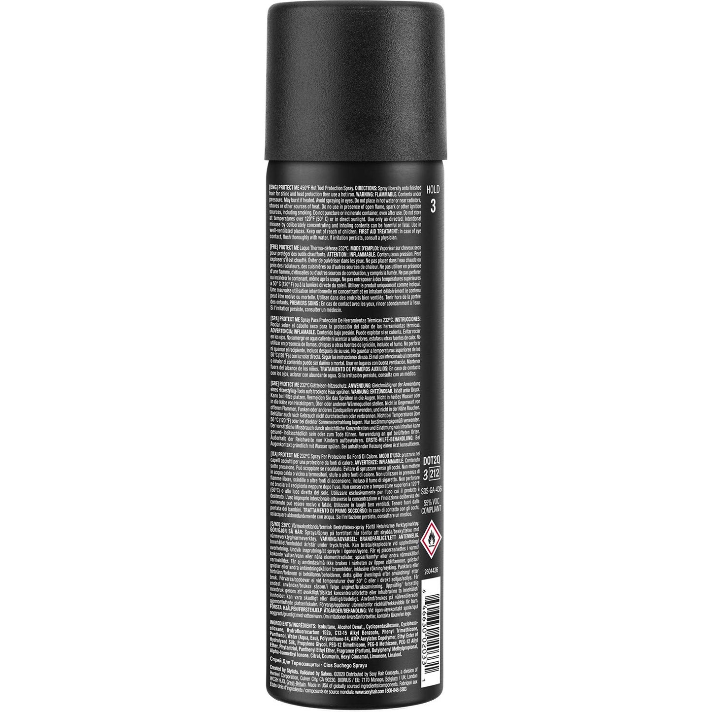 SexyHair Style Protect Me Thermal Protection Spray - Reduces Breakage Up to 78% | Light Hold
