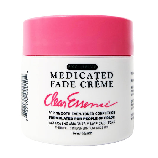 Clear Essence Exclusive Medicated Fade Creme - Fade Cream For Dark Spots - Beauty Cream for Glowing Skin Complexion - Skin Care (4 Oz.)