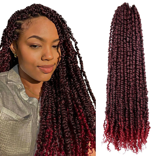 BOHOBABE Passion Twist Crochet Hair 30 Inch for Black Women Pre-twist, T118