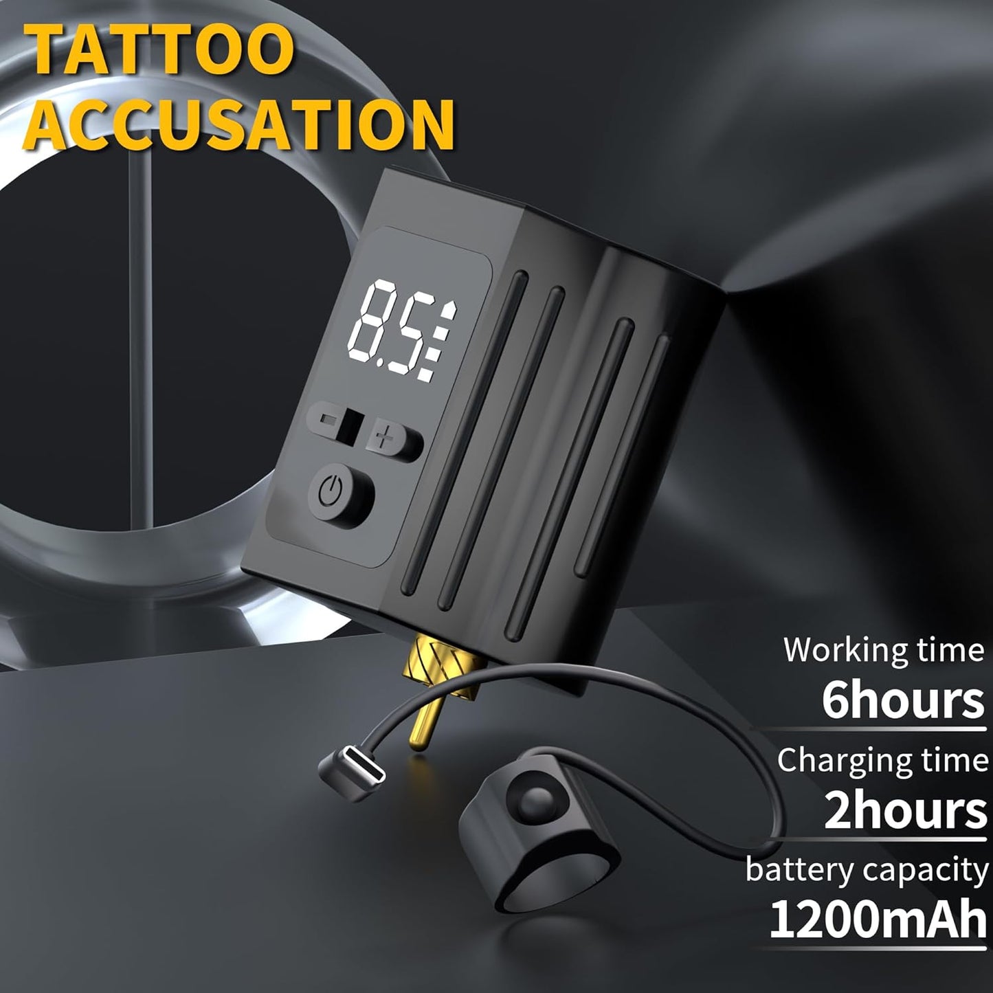 Tattoo Pen Set - Wireless Tattoo Gun Kit with 2 Batteries & 20 Cartridges | Complete Supplies for Beginners