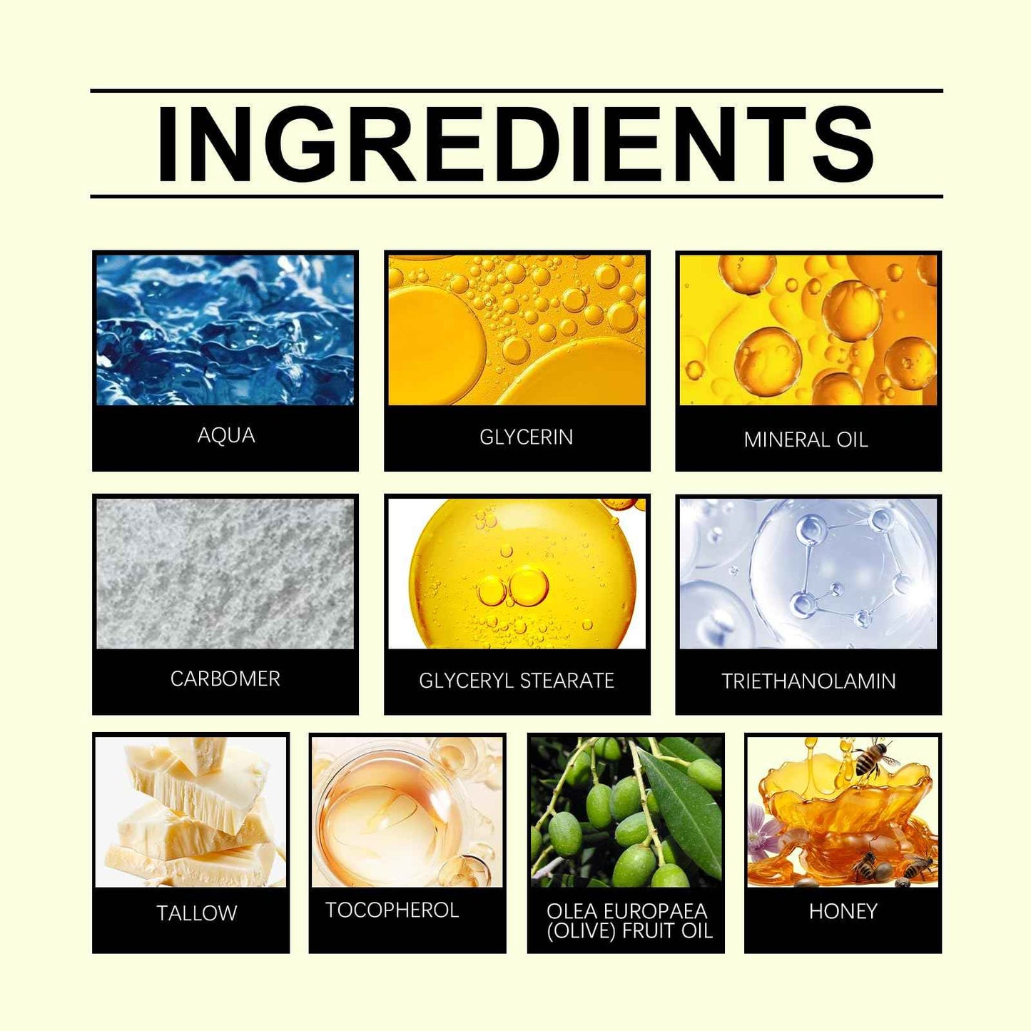 Beef Tallow for Skin Care - Tallow Honey Balm Face Cream | Whipped Body Butter for Dry Skin | Nourishing Face and Body Cream, 60g/2.12oz