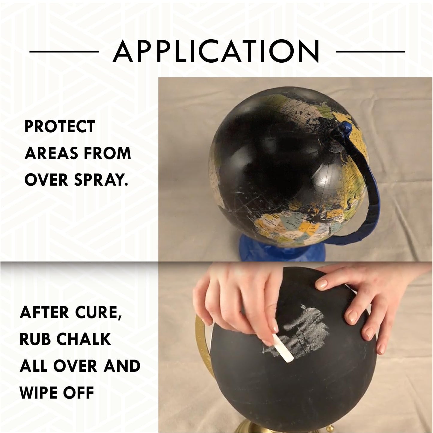 Rust-Oleum 1913830 Chalkboard Spray Paint, 11 oz, Black