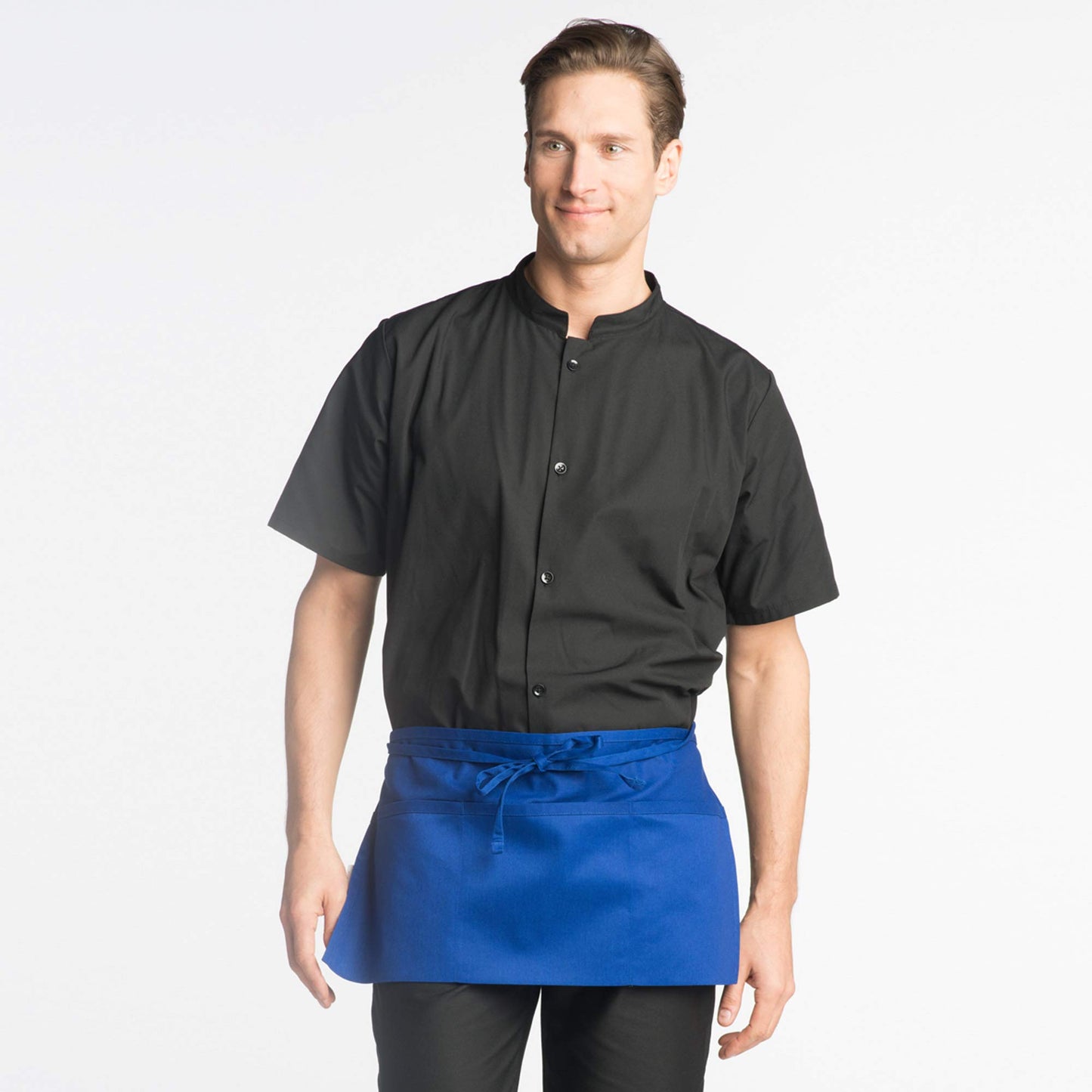 Uncommon Threads Unisex Waist Apron 3 Section Pocket, Royal, One Size