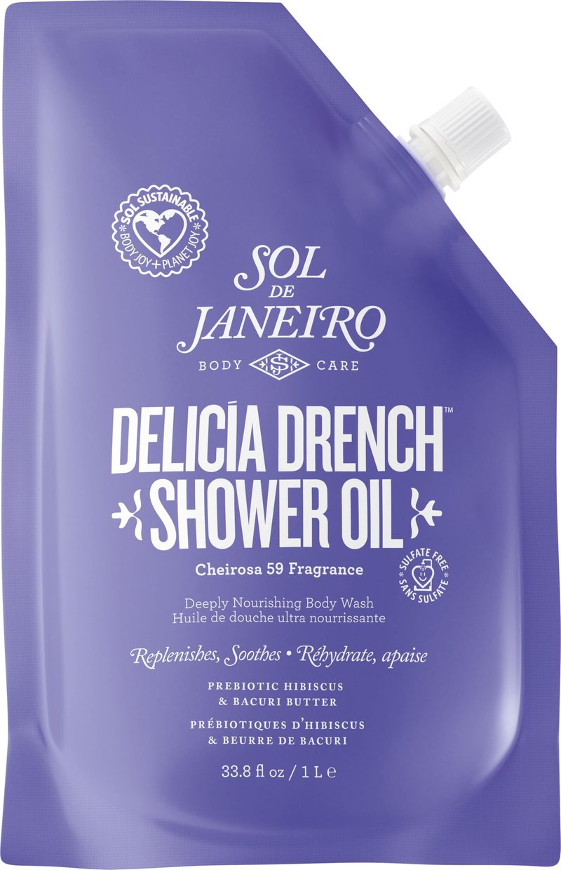 Sol de Janeiro Delicia Drench Shower Oil Refill Pouch - 1L