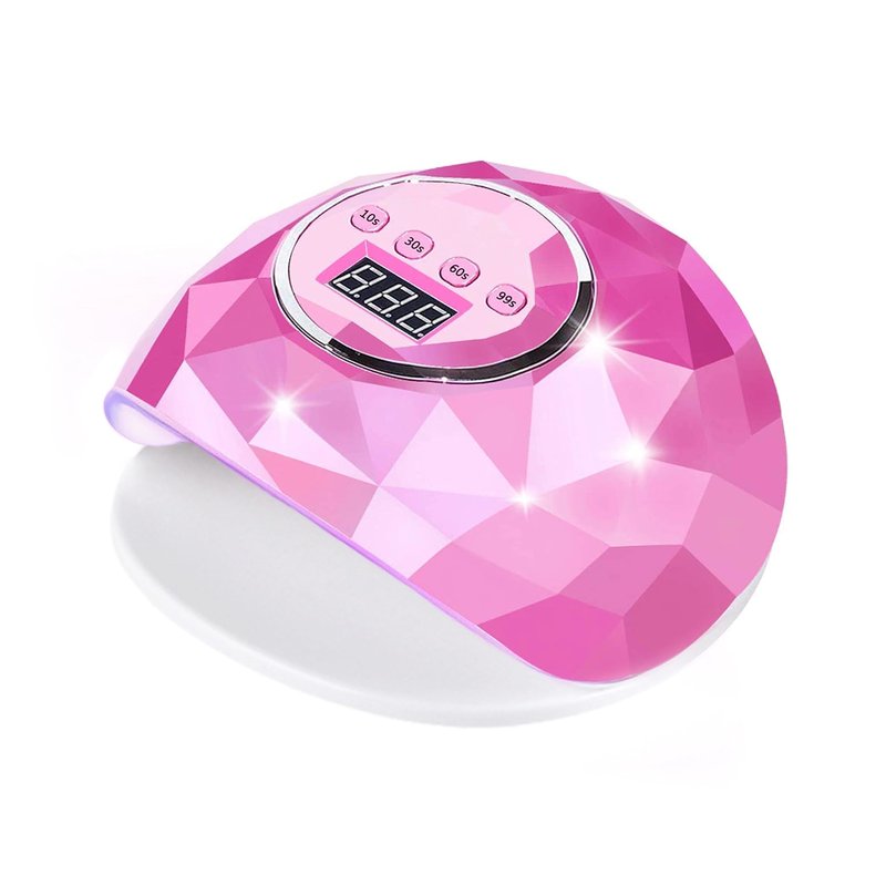 AIJIMEI UV LED Nail Lamp Nail Dryer Nail dryers for Gel and Regular Polish 86W Fast Drying Gel Polish Adjustable 4 Time Presets Smart Sensor (Pink)