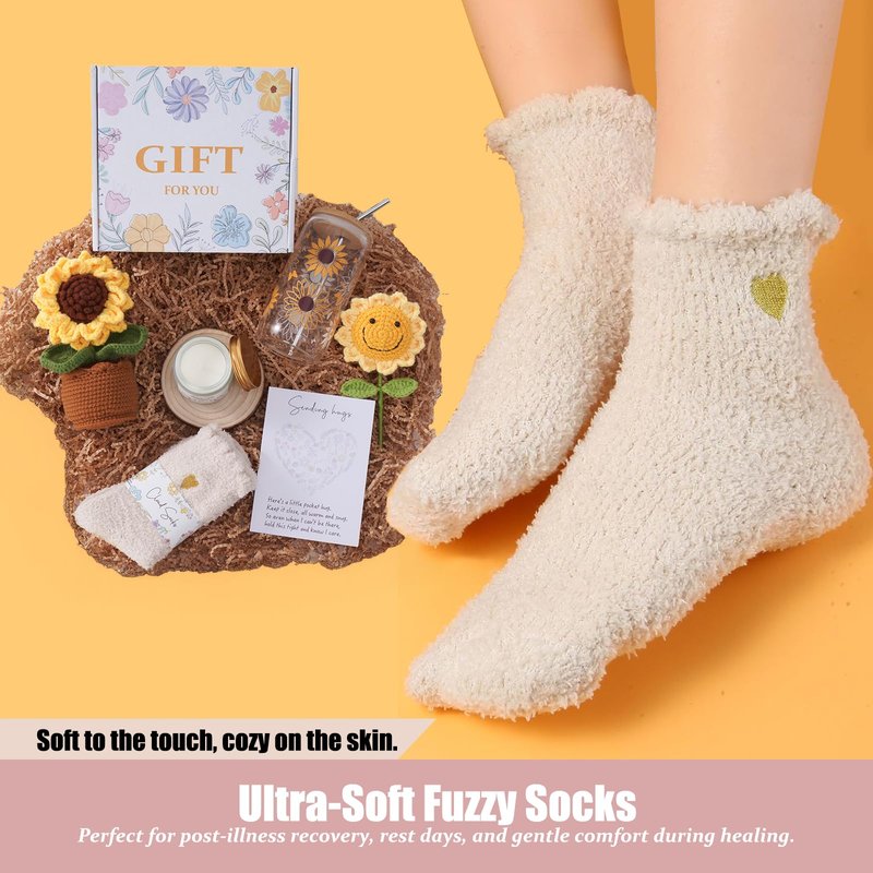 Get Well Soon Gift Baskets for Women – Surgery Recovery Gifts for Women, Feel Better and Thinking of You Care Package