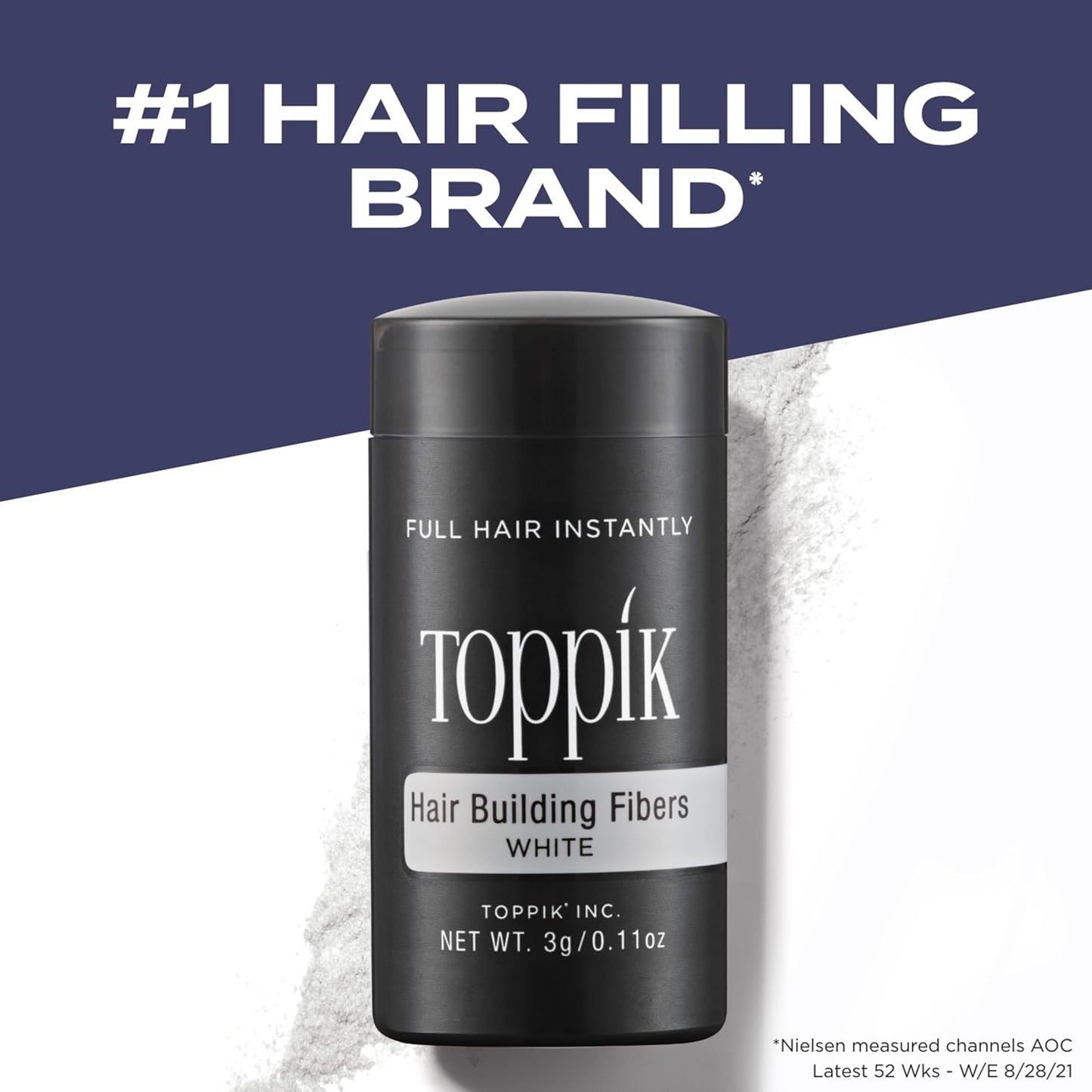 Toppik Hair Building Fibers - Instantly Thicker & Fuller Hair for Fine or Thinning Hair | 9 Shades Available, 4 Sizes