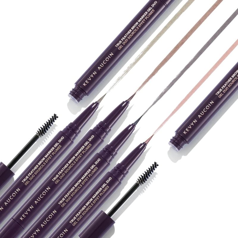 Kevyn Aucoin Women's True Feather Brow Marker Gel Duo, Warm Brunette, Pack of 1