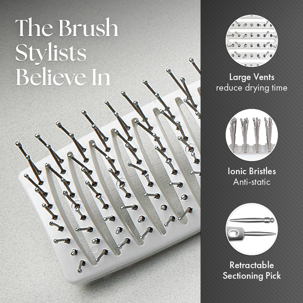 Olivia Garden Ceramic and Ion Turbo Vent Pro Hair Brush CITVPRO-SPR (Shaper)