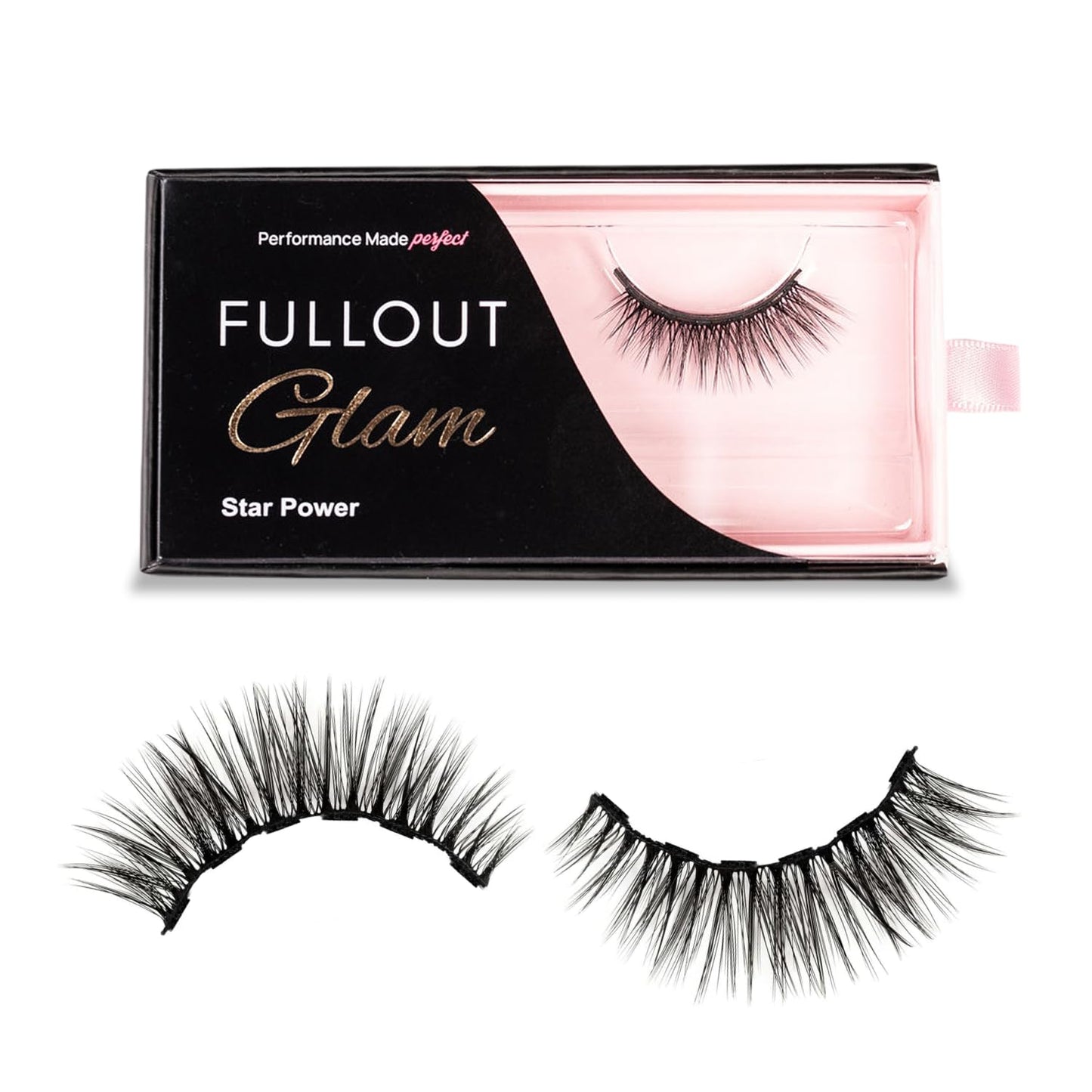 Magnetic Eyelashes - Full Out Glam Star Power | Premium Reusable, Dramatic Natural Look, Easy Application
