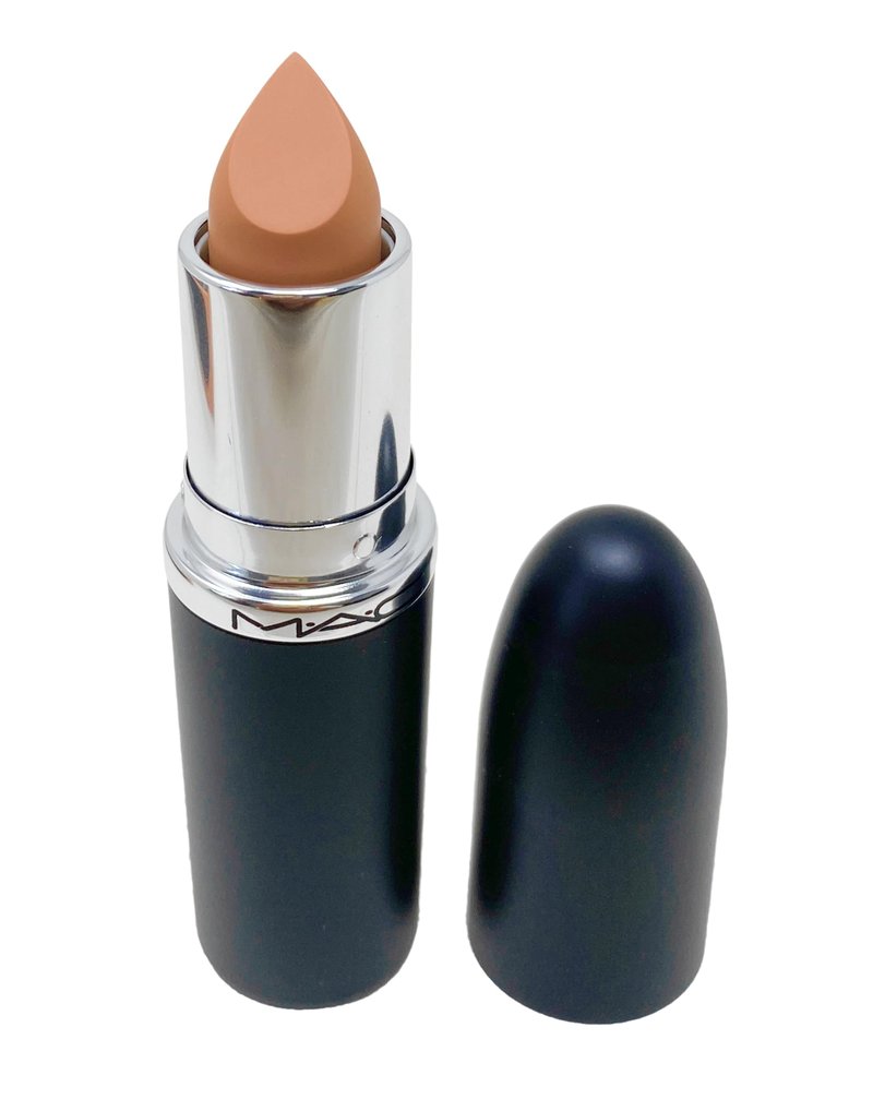 MAC Ximal Sleek Satin Lipstick - 837 Peachstock (Warm toned light medium peach) 0.12 Oz / 3.5 g