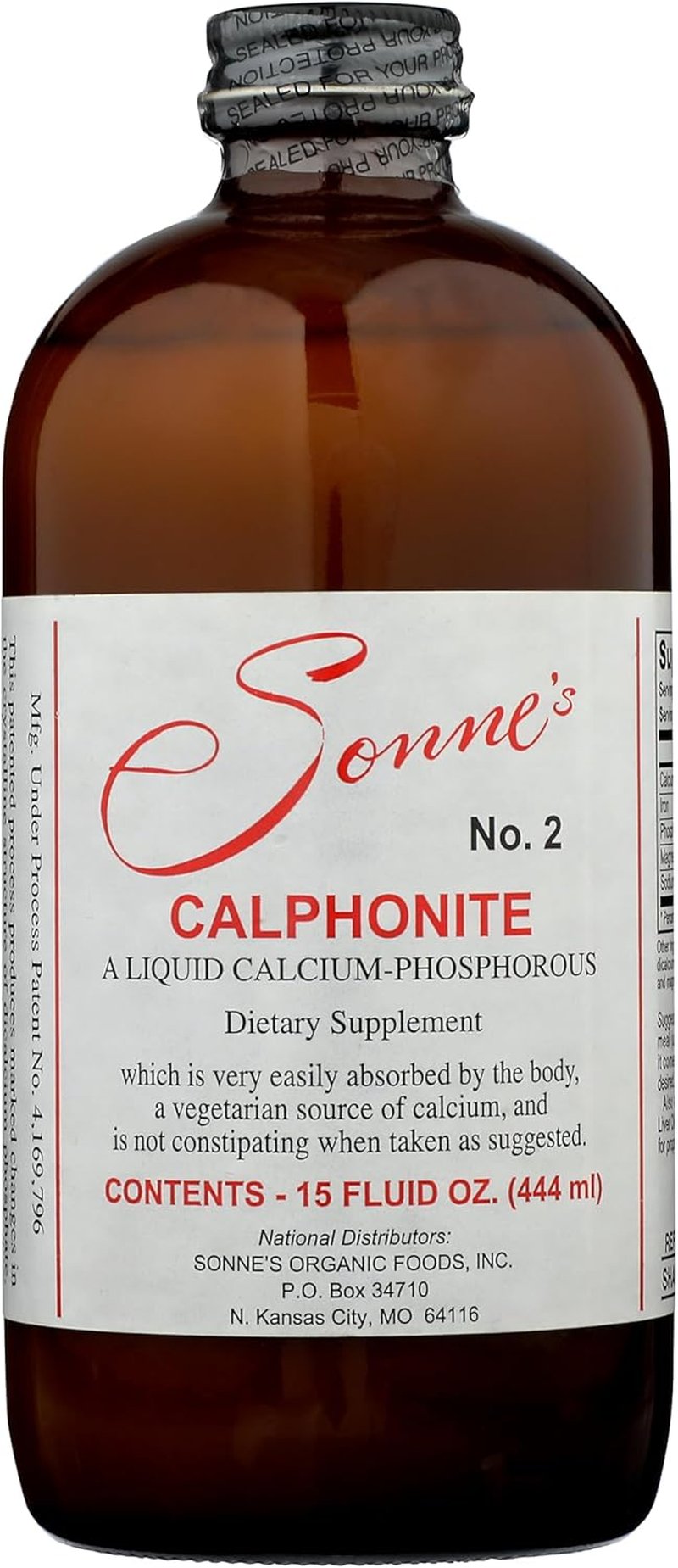 Calphonite Liquid Calcium Phosphorus - Essential Nutrient Supplement | 15 Fl Oz