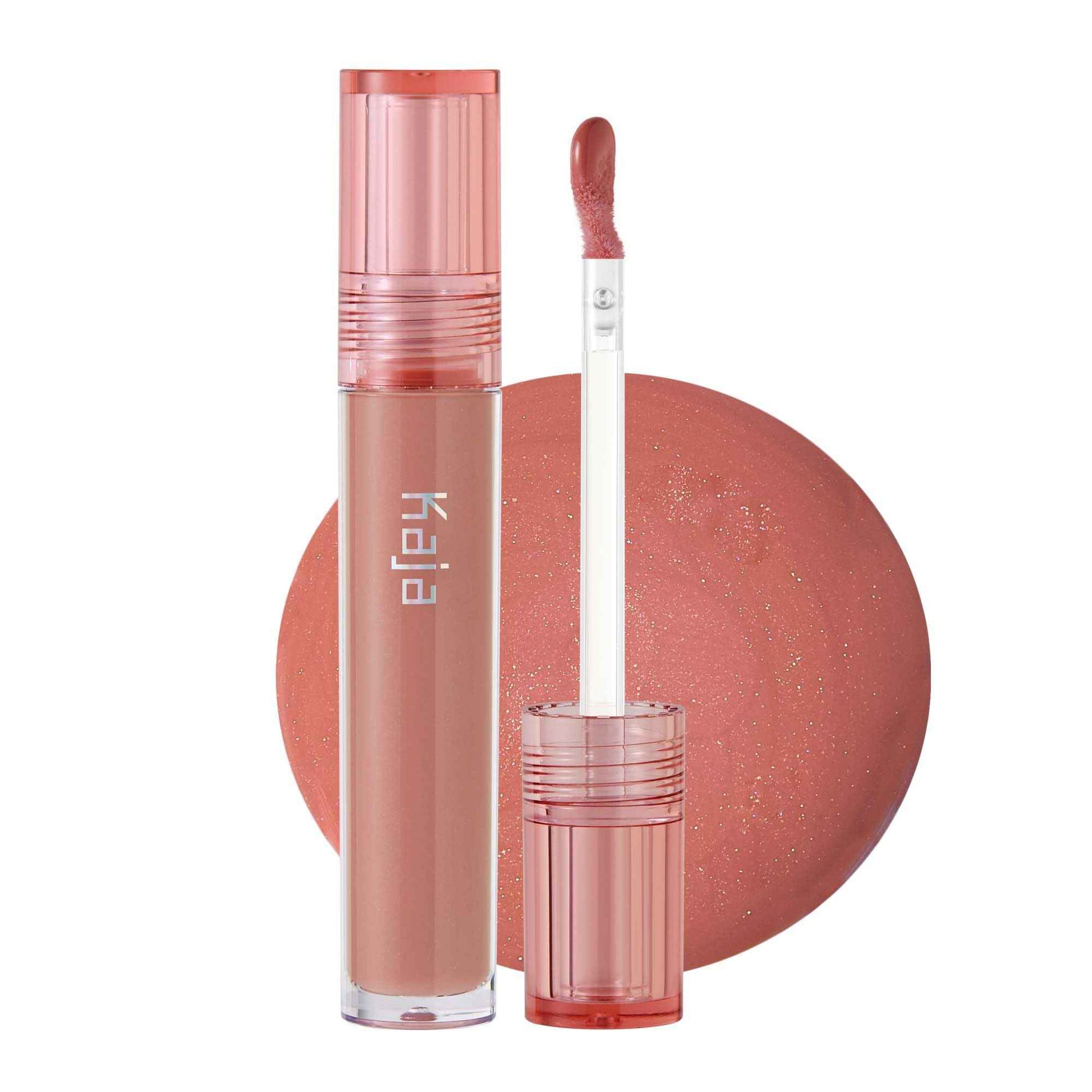 Kaja Lip Balm - Gloss Shot 03 Honey Drizzle | High Shine, Non-Sticky, with Jojoba Oil, Sheer, Hydrating, Juicy, Plumper Looking, Non-irritating, Shea Butter, Nourishing Treatment, 0.14 FL Oz