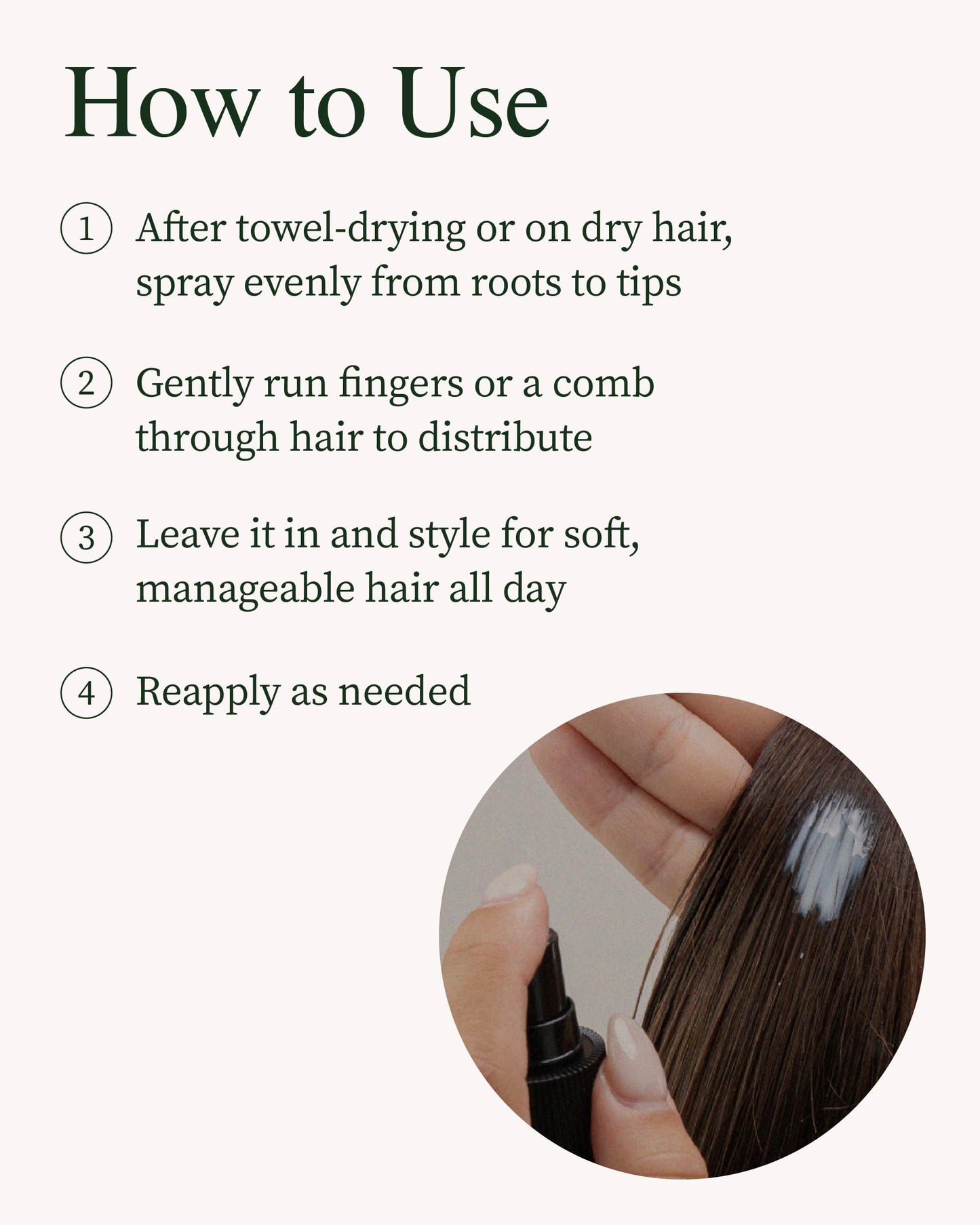 YADAH Detangled Leave-In Cream Mist, 5.07 fl oz, Frizz Care