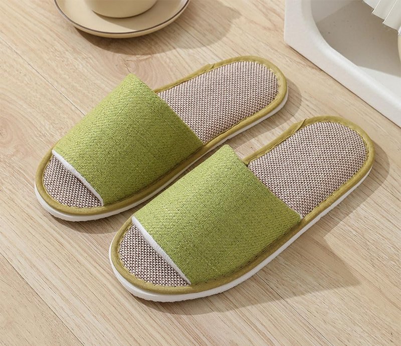 CYlovinho Spa Slippers - Non Slip Disposable Slippers for Guest, Indoor Bathroom Slippers - Washable, Foldable, Open Toe - Bulk for Women & Men