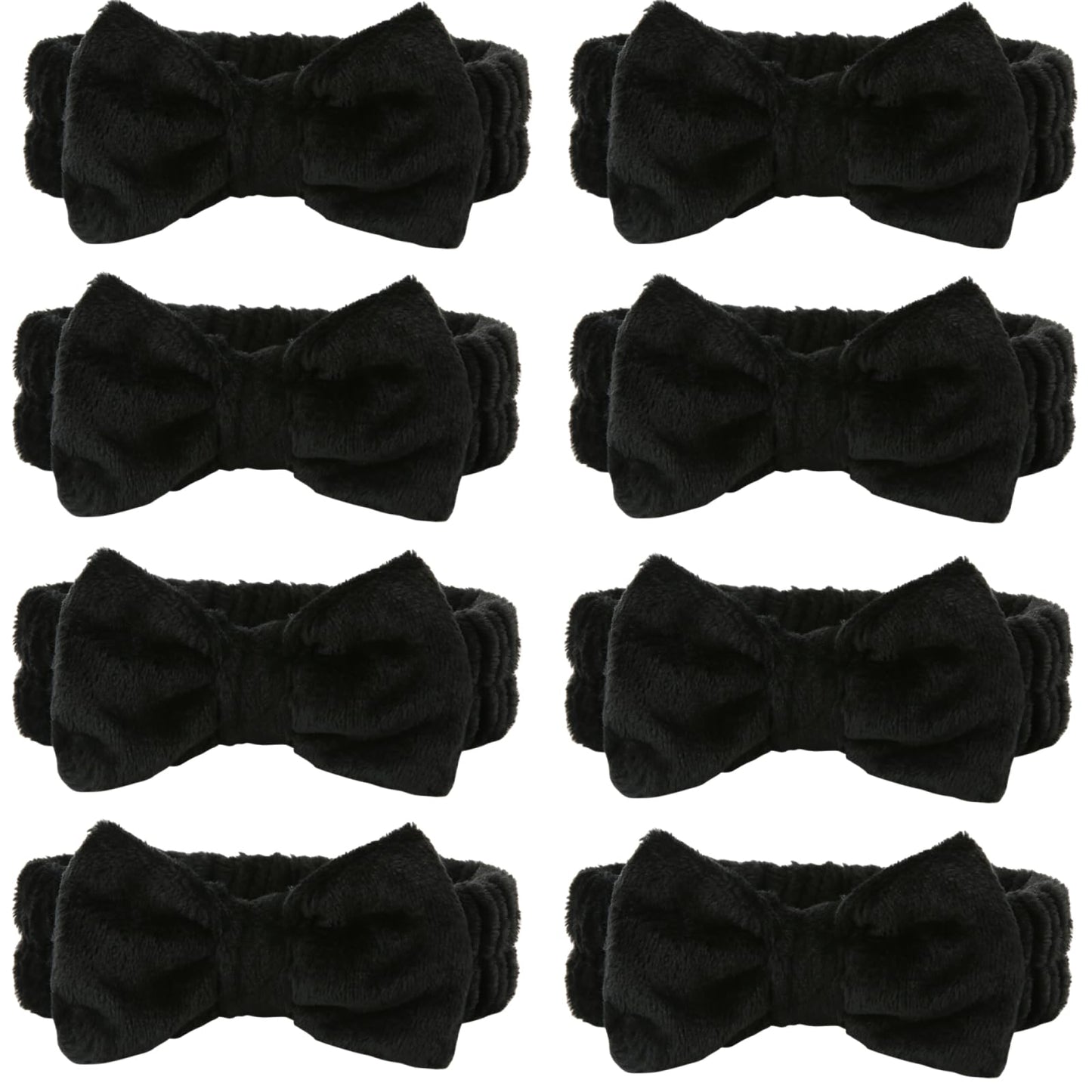 Tethzeng Bridesmaid Scrunchies Proposal Gifts Bachelorette Hair Claws Clips women heart sunglasses for Wedding Party Favors (black headband 32pcs)