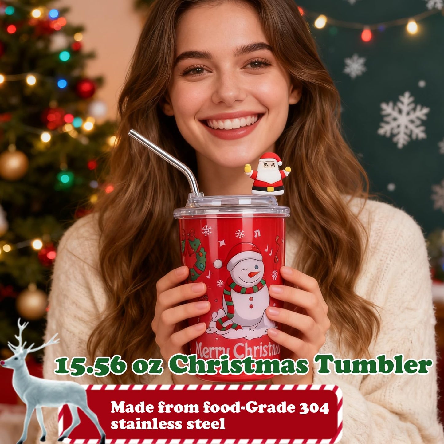 Christmas Gift Sets for Women 2025- Christmas Gift Baskets, Early Christmas Gift Ideas, Relaxing Spa Gift Baskets with Tumbler and Hand Cream for Women, Sister, Mom, Wife, Friend, Christmas Gifts