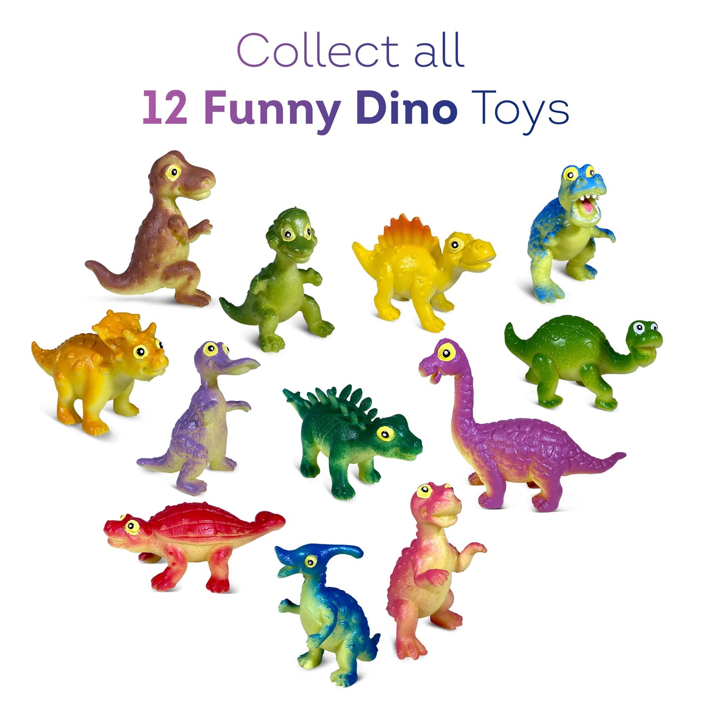 Made in USA Dino Bath Bombs for Kids with Big Funny Dinosaurs Surprise Toys Inside - Quality Funny Dinosaur Surprises Inside Bubble Bath Bombs | Gift for Boys and Girls on Birthday
