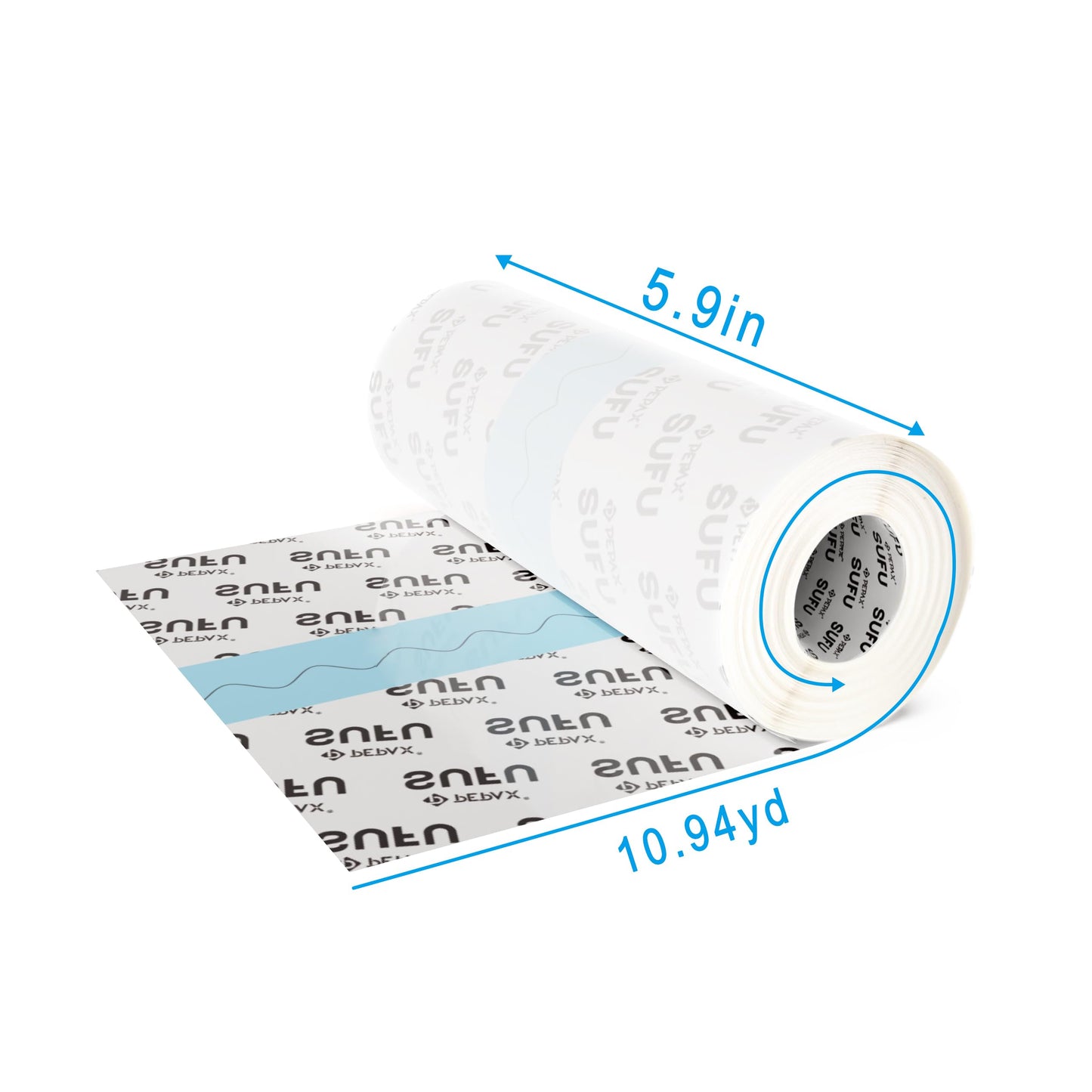 Tattoo Aftercare Bandage - Romlon 5.9"x 10.9 Yards Second Skin Tattoo Cover Up Tape Waterproof Transparent Film Roll, Tattoo Aftercare Bandage for Initial Healing Protective and Skin Repair