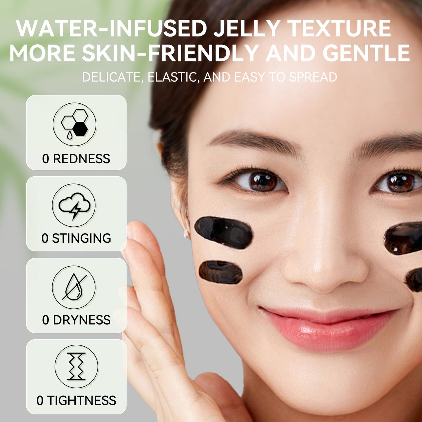 LANBENA Upgraded 2.0 Bamboo Charcoal Blackhead Remover Mask - 60 Nose Strips, Peel off & Purify Pores, Deep Cleanse for All Skin Types