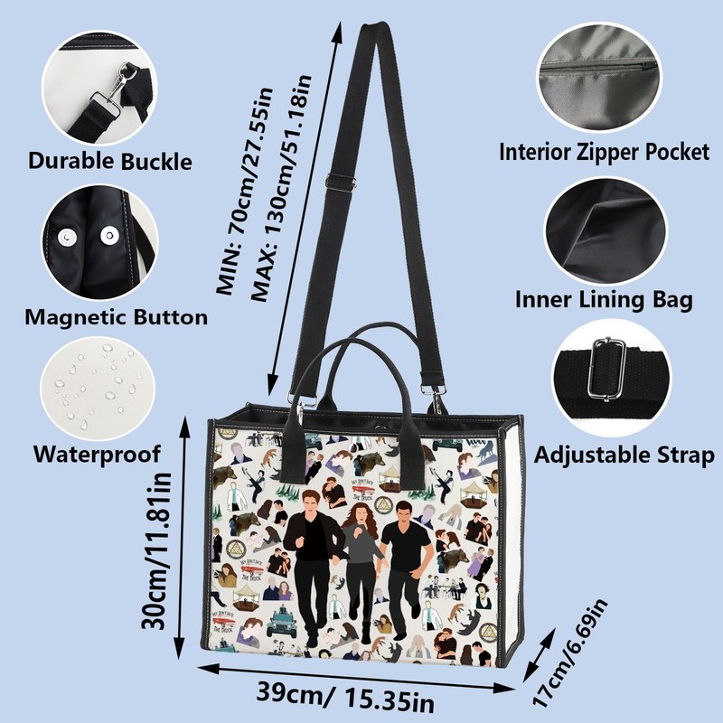 WZMPA Edward Cullen Cosmetic Bag Edward Cullen & Bella Swan Fans Gift Movie Character Makeup Zipper Pouch Bag Jacob Black Fans Gift (hey don't hate BG)