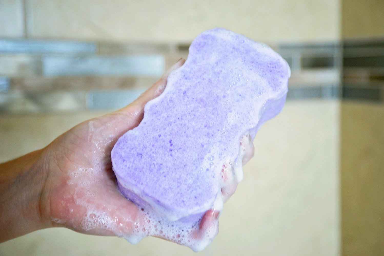 Spongeables Body Wash in a 20+ Wash Sponge, Acai Berry, 3 Count