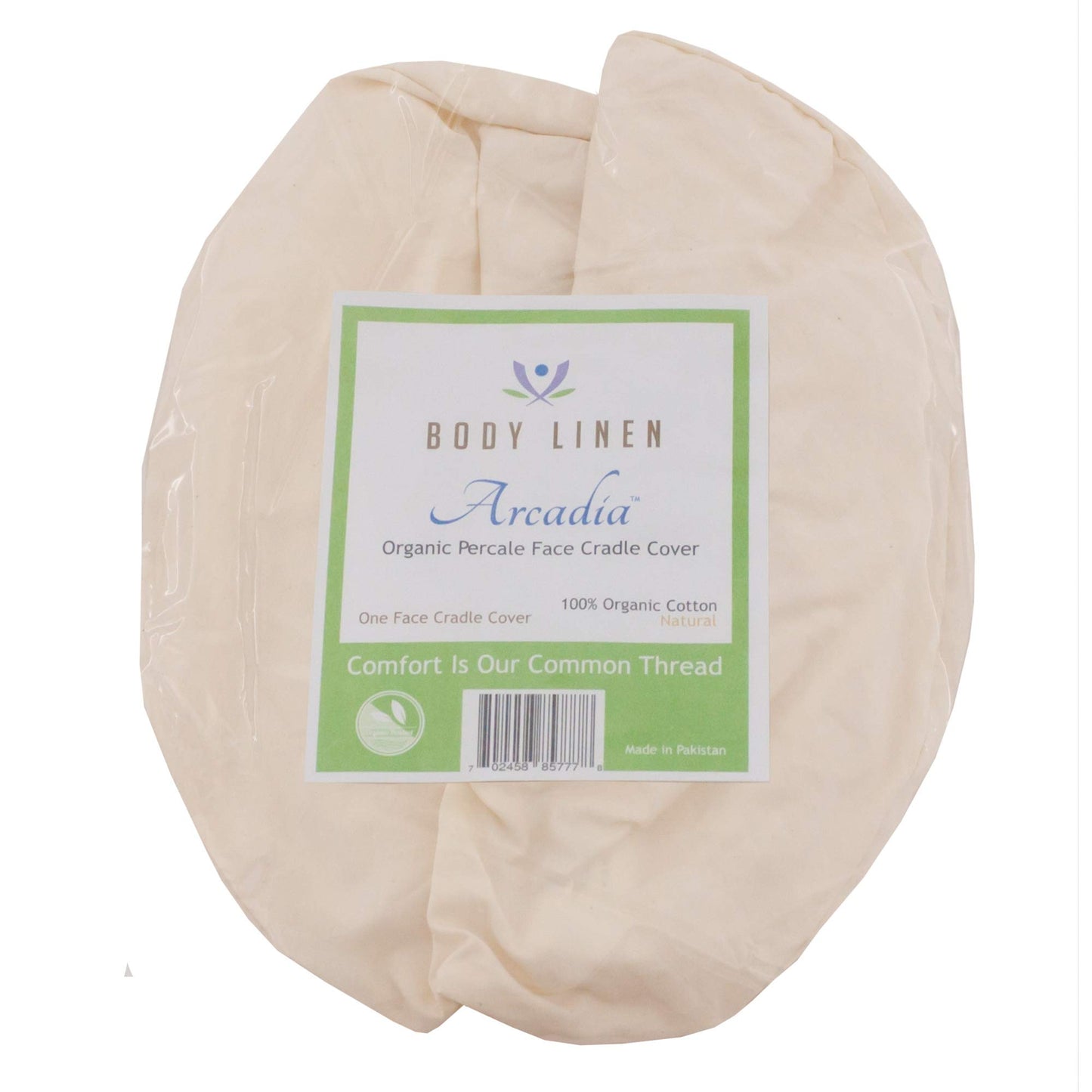 Arcadia™ Organic Cotton Percale Face Cradle Covers for Massage Tables & Chairs (10 Pack) - Soft, Durable, Eco-Friendly Organic Cotton Face Rest Covers Your Clients Will Love