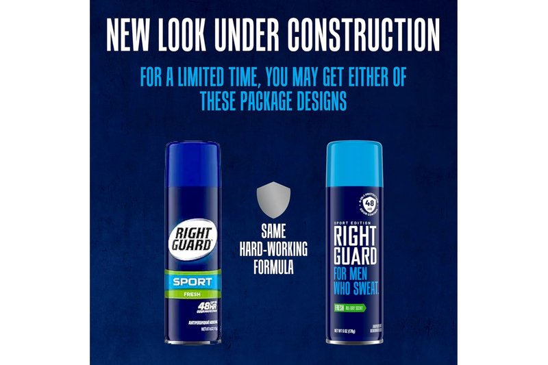 Right Guard Antiperspirant Spray, Sport Fresh 6 oz For Men Who Sweat (Pack of 2)