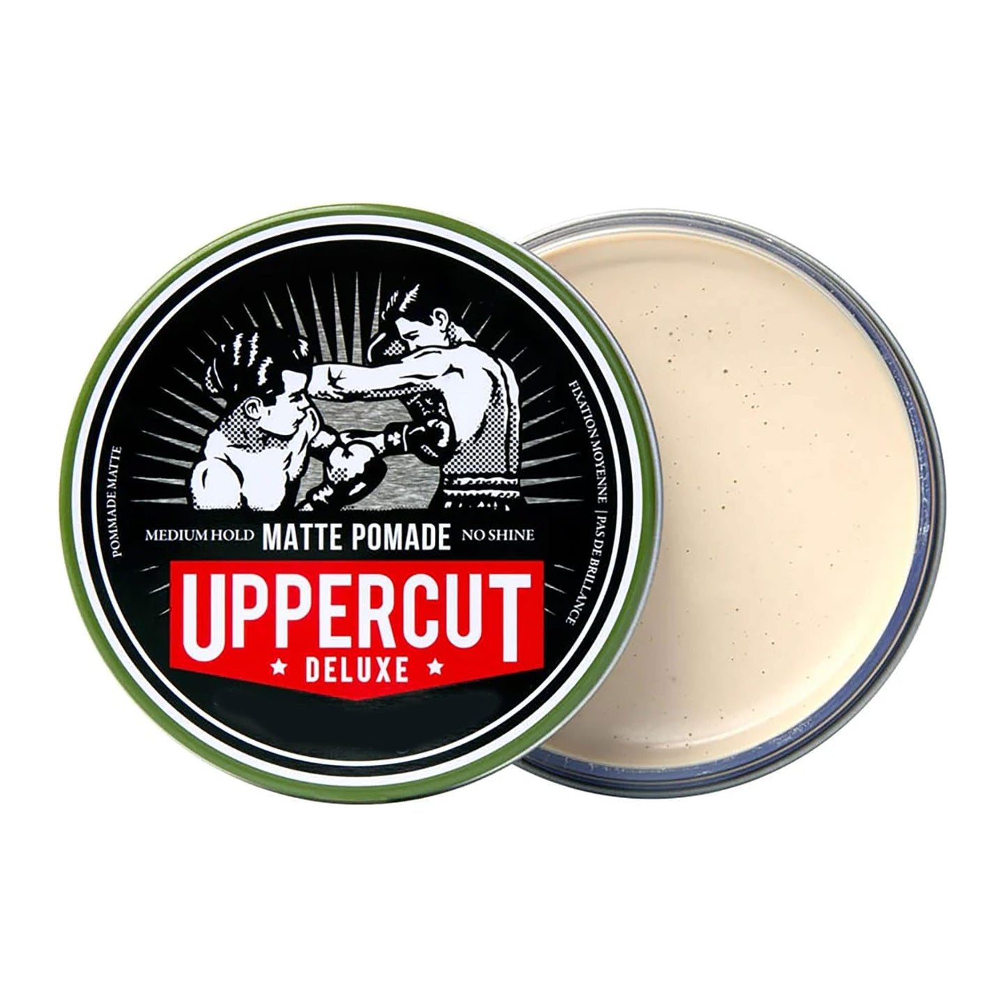 UPPERCUT DELUXE Matte Pomade for Men – Medium Hold, No Shine, Water-Based Hair Styling Cream, Easy Wash Out, Natural Matte Finish, 10.5 oz / 300 g