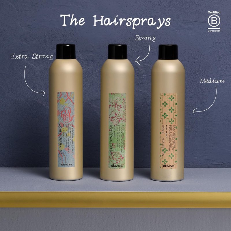 Davines This Is An Extra Strong Hair Spray, Extra Strong Hold Maximum Control - Extreme Hold for Updos & Styles - Humidity Resistant & Long Lasting, 13.53 Fl Oz
