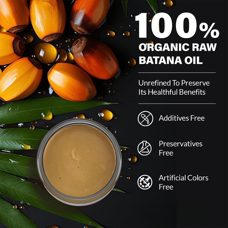 Dr. Healdy Batana Oil for Hair Growth and Nourishment-100% Raw Unrefined Batana from Honduras,Strengthens, Moisturizes, Reduces Hair Fall(120ML,4.06FL.OZ)