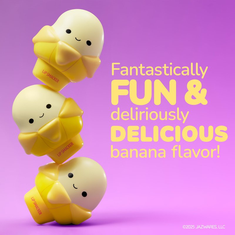 Lip Smacker Squishmallows Moisturizing Lip Balm, Fun Soft Squishy Collectible Top, Hydrates & Smooths – Junie