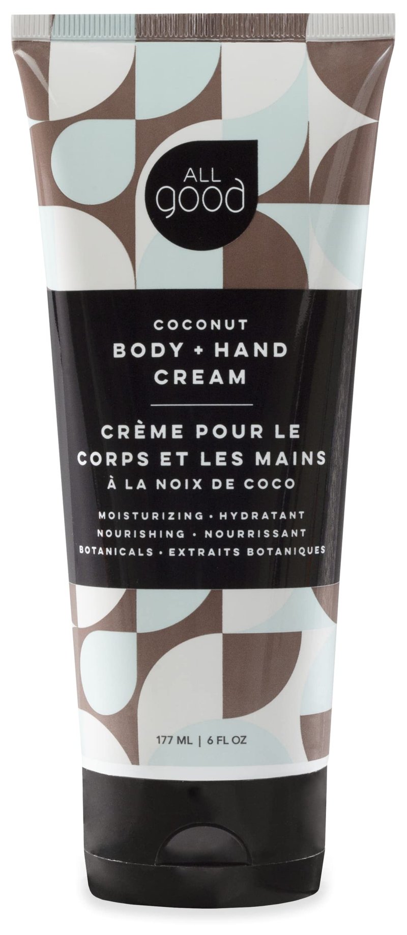 All Good Hand & Body Lotion w/Essential Oils - Moisturizing Organic Lotion w/Calendula, Cocoa Butter, Coconut & Rose Hip Oil - Non GMO - Vegan - 6 oz (Coconut)