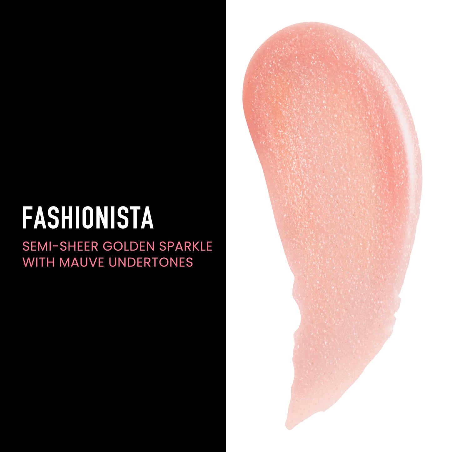 Frankie Rose Cosmetics Lip Gloss | Non-Sticky Formula, Long Lasting Gloss Shimmer, Bold Pigment & Hydrating Gloss of Lips, Fashionista Shimmer Lip Gloss, 20g