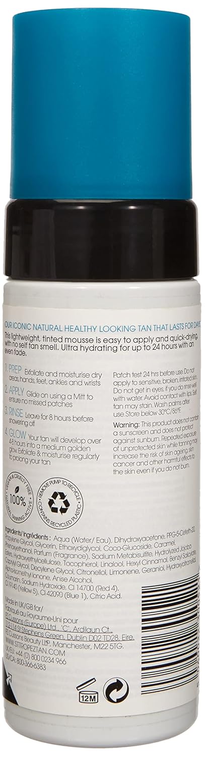 St.Tropez Classic Bronzing Self Tan Mousse - Streak-Free, Natural-Looking Tan | 4 Fl Oz