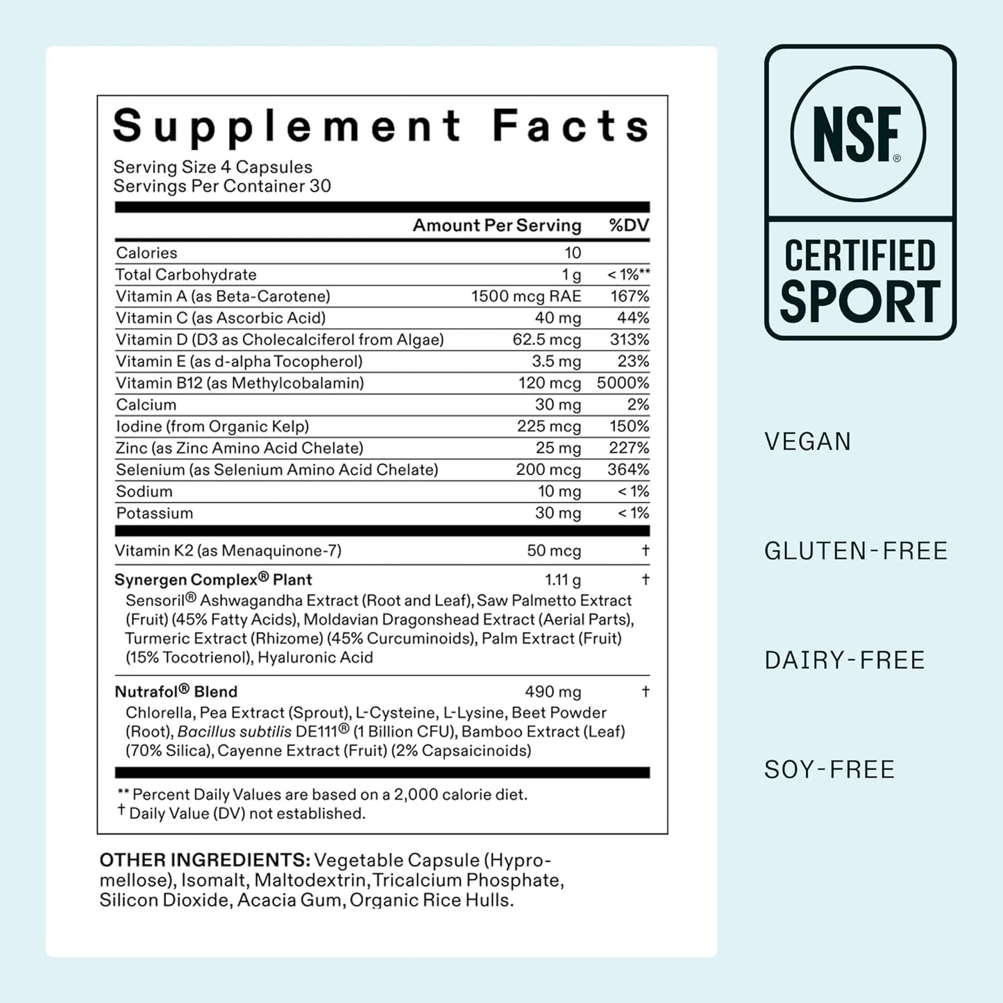 Nutrafol Women's Hair Growth Supplements - Clinically Tested for Thicker, Stronger Hair | 1 Month Supply, Ages 18-44