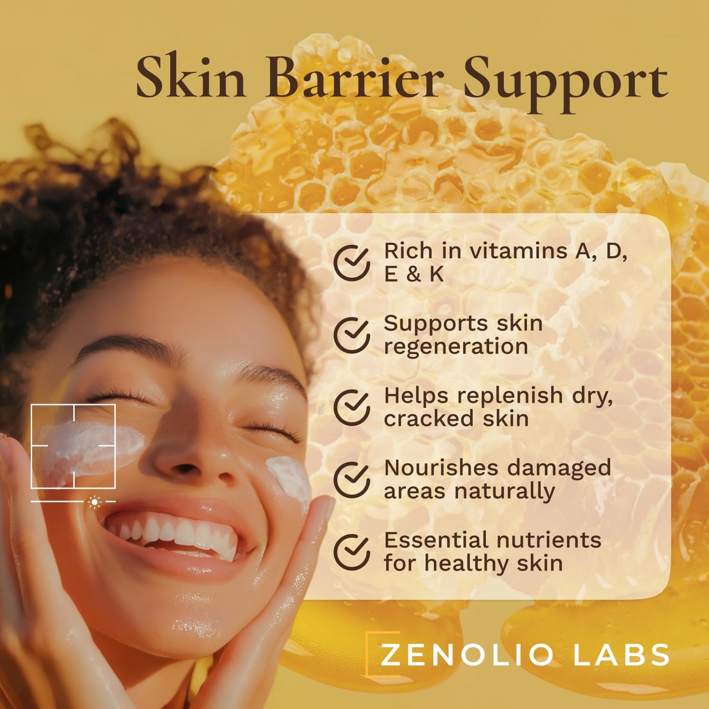 Beef Tallow Face Moisturizer - Whipped Grass-Fed Balm with Raw Honey & Beeswax | Hydrating Cream for Dry, Sensitive Skin