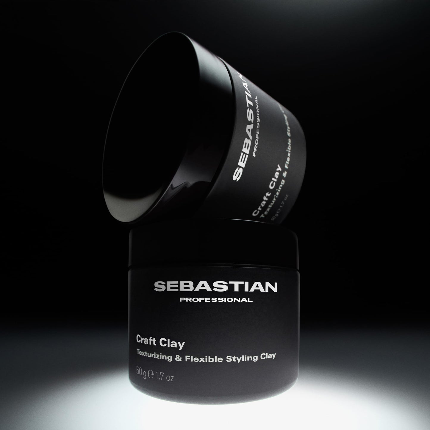 Sebastian Professional Styling Craft Clay | Remoldable Texturizing Hair Styling Clay for Natural Hold | 1.7 oz | Packaging May Vary